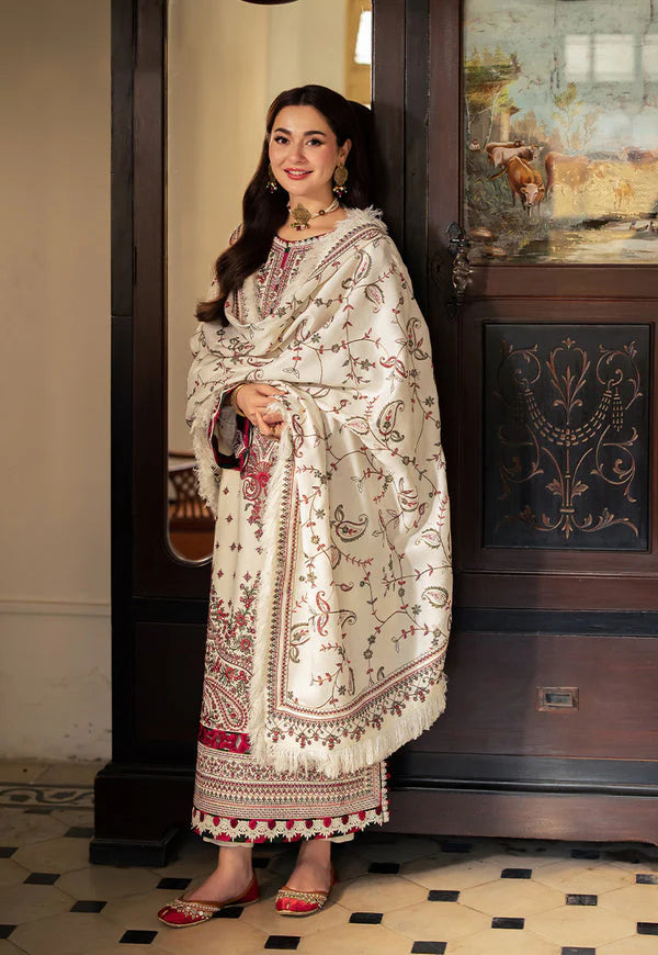 ASIM JOFA- UNSTITCHED 3PC DHANAK SEQUENCE EMBROIDERED SUIT-PK-5735