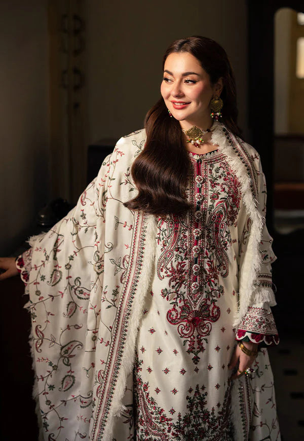 ASIM JOFA- UNSTITCHED 3PC DHANAK SEQUENCE EMBROIDERED SUIT-PK-5735