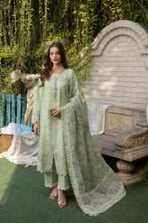 MEHMAL-MINT BLISS-LAWN EMBROIDERED-MBN-06