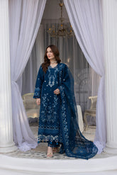 MEHMAL-DAISY-LAWN EMBROIDERED-MBN-08