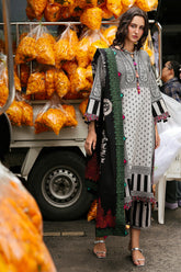 CHARIZMA-UNSTITCHED 3PC KHADDAR PRINTED SUIT-BIC-2652