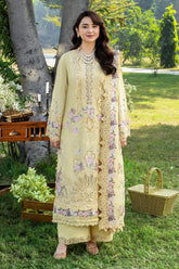 RANG RASIYA-UNSTITCHED 3PC LAWN EMBROIDERED SUIT-PK-4801