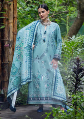 MUSHQ-UNSTITCHED 3PC DHANAK EMBROIDERED SUIT-PK-5180