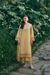 GARNET-UNSTITCHED 3PC LAWN EMBROIDERED SUIT-PK-4831