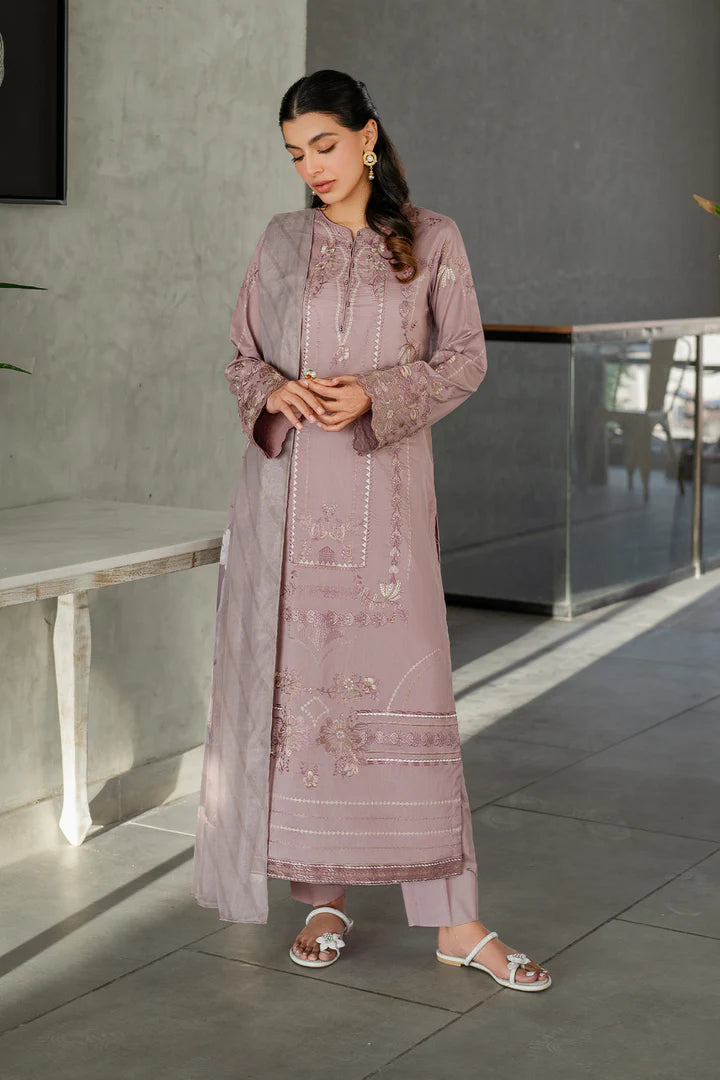 IZNIK- UNSTITCHED 3PC DHANAK EMBROIDERED SUIT-PK-5759