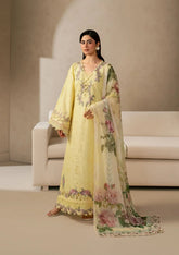ELAF-UNSTITCHED 3PC DHANAK EMBROIDERED SUIT-PK-5221