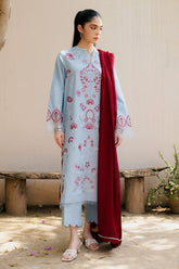 ZARA SHAH JAHAN-UNSTITCHED 3PC DHANAK EMBROIDERED SUIT-PK-5777
