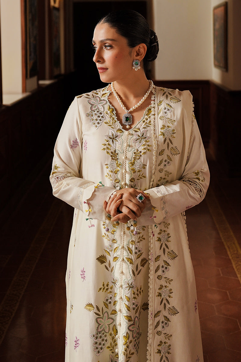 CROSS STITCH - 3PC UNSTITCHED DHANAK EMBROIDERED SUIT-PK-5744