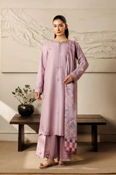 IZEL-UNSTITCHED 3PIECE LAWN EMBROIDERED SUIT-PK-4868