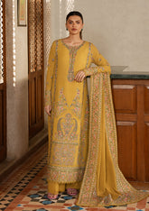 AFROZEH-UNSTITCHED 3PC DHANAK EMBROIDERED SUIT-PK-5209