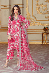 CHARIZMA-UNSTITCHED 3PC KARANDI PRINTED SUIT-PK-2580