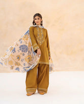 URGE-UNSTITCHED 3PC DHANAK EMBROIDERED SUIT-PK-5070