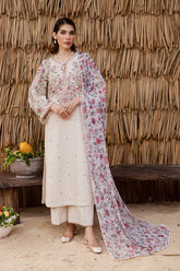 BATIK-UNSTITCHED 3PC DHANAK EMBROIDERED SUIT-PK-5040