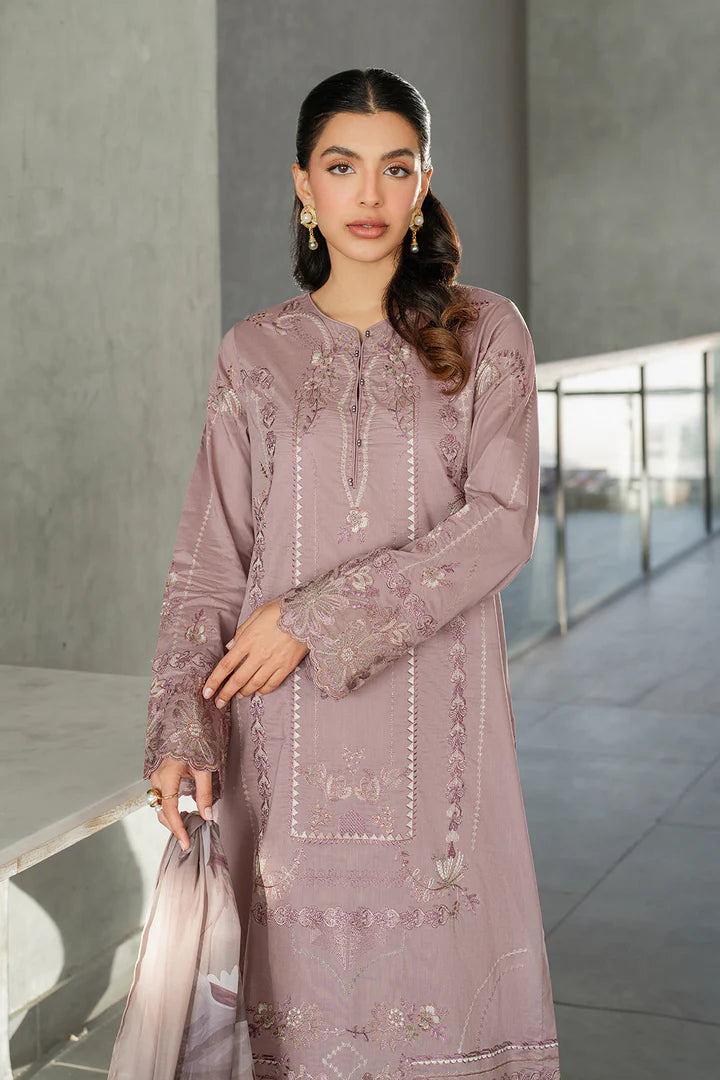 IZNIK- UNSTITCHED 3PC DHANAK EMBROIDERED SUIT-PK-5759
