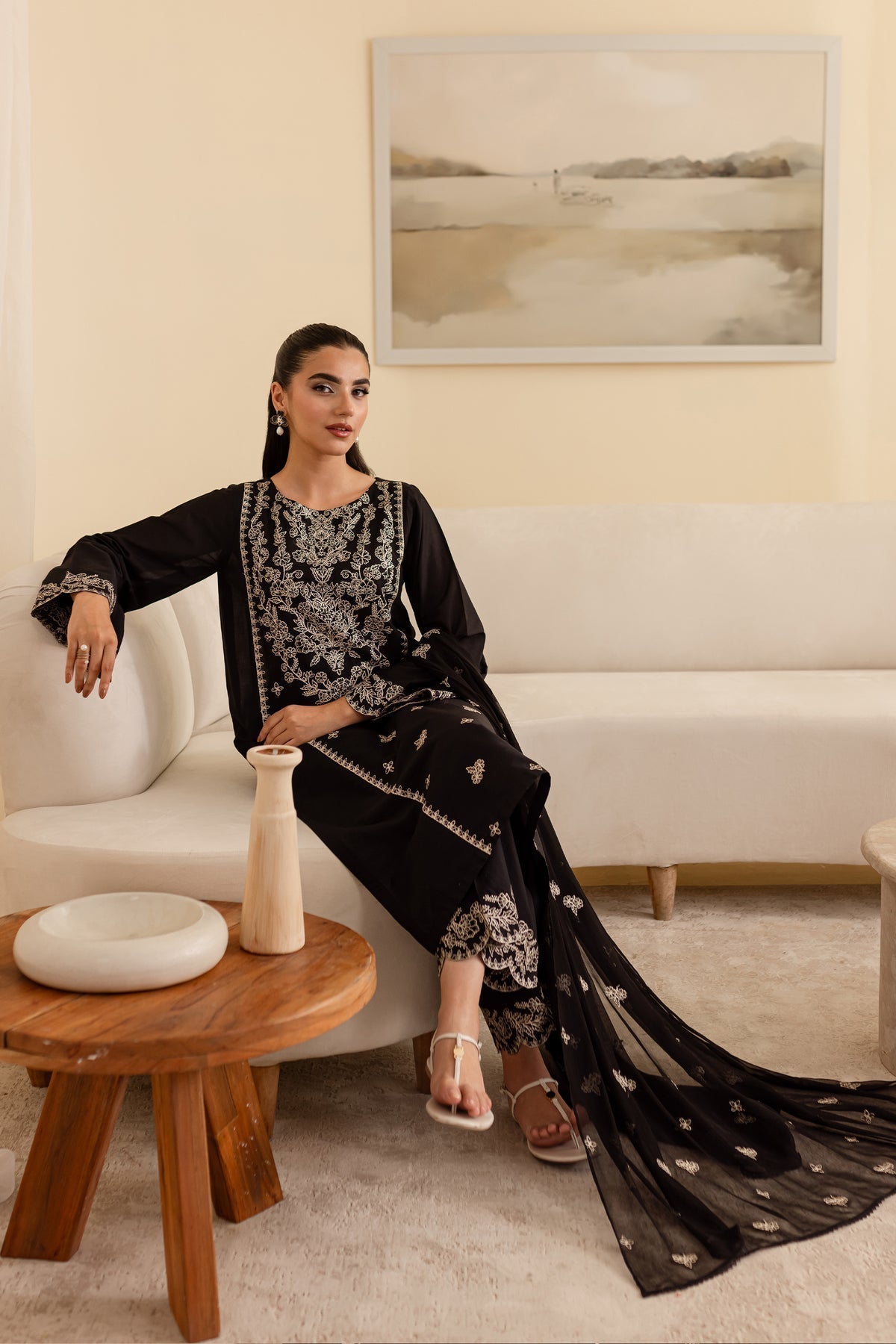 BATIK-UNSTITCHED 3PC DHANAK EMBROIDERED SUIT-PK-5791