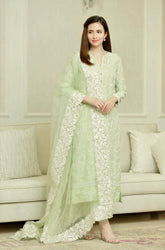 BAREEZE-UNSTITCHED 3PC LAWN EMBROIDERED SUIT-PK-4605
