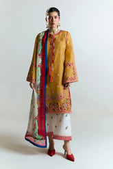 HUSSAIN REHAR - UNSTITCHED 3PC LAWN EMBROIDERED SUIT-PK-5724