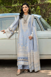 ETHNC-UNSTITCHED 3PC LAWN HEAVY EMBROIDERED SUIT-PK-4710
