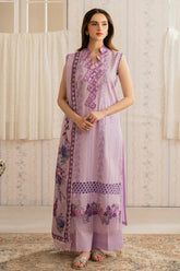 ASIFA NABEEL-3PC LAWN EMBROIDERED SHIRT WITH MONARK PRINTED DUPATTA AND TROUSER-PK-5647