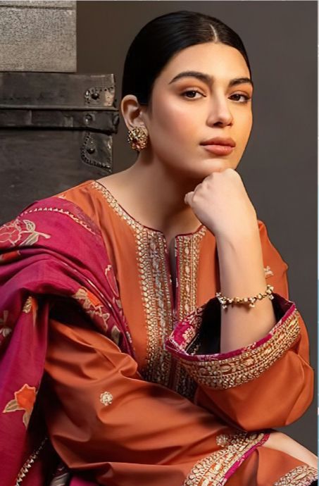 ZARA SHAHJAHAN.3PC LAWN EMBROIDERED SHIRT WITH DIGITAL PRINT DUPATTA AND TROUSER-PK-5567