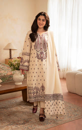 ASIM JOFA-UNSTITCHED 3PC DHANAK EMBROIDERED SUIT-PK-5153