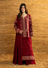 ZAIB-UNSTITCHED 3PC DHANAK EMBROIDERED SUIT-PK-5282