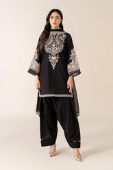 MARIA.B-UNSTITCHED 3PC DHANAK EMBROIDERED SUIT-PK-5790