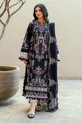 FLORENT-UNSTITCHED 3PC LAWN EMBROIDERED SUIT-PK-4826
