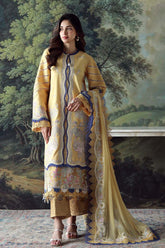 JADE - UNSTITCHED 3PC LAWN HEAVY EMBROIDERED SUIT-PK-5721