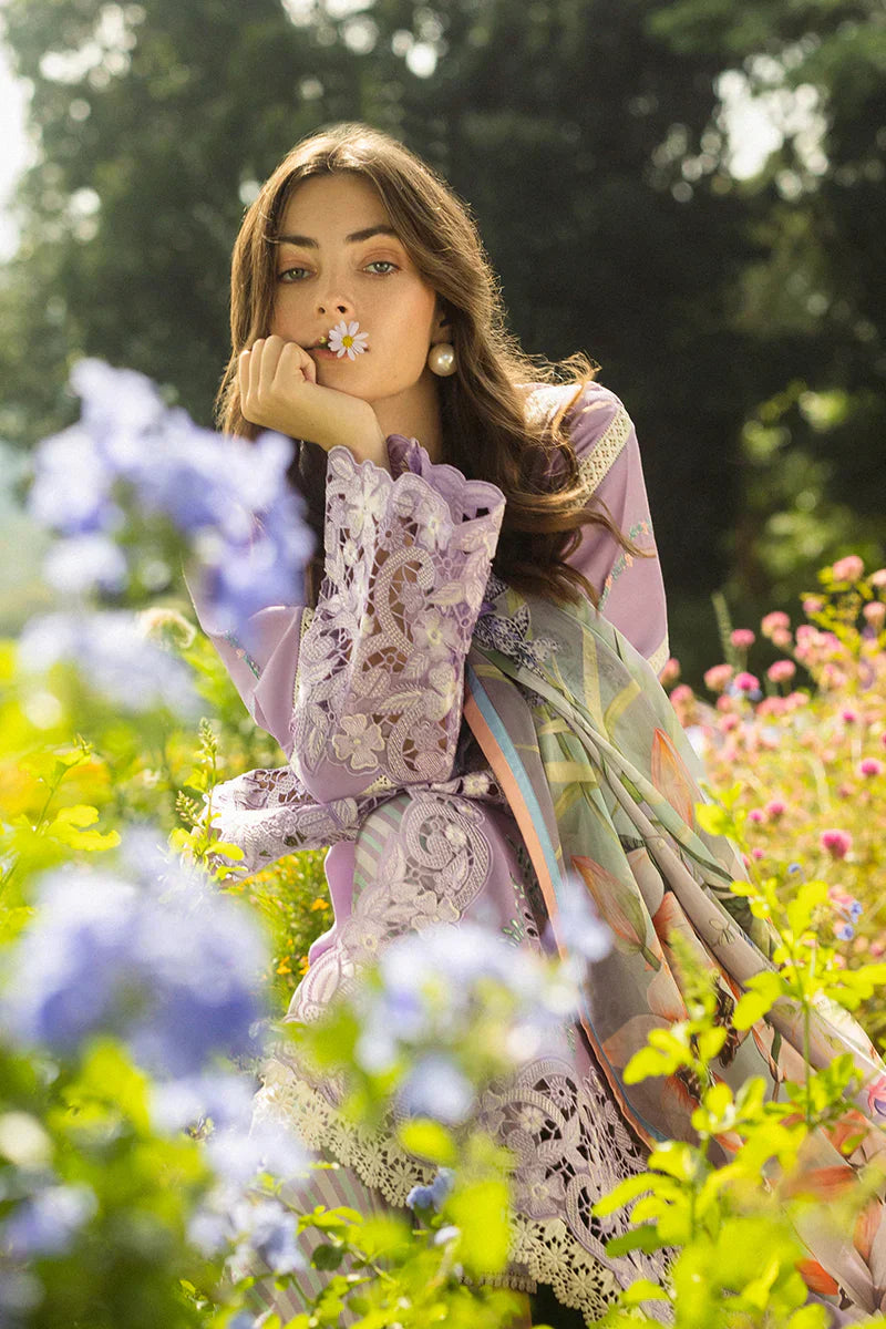 MUSHQ - UNSTITCHED 3PC DHANAK EMBROIDERED SUIT-PK-5720