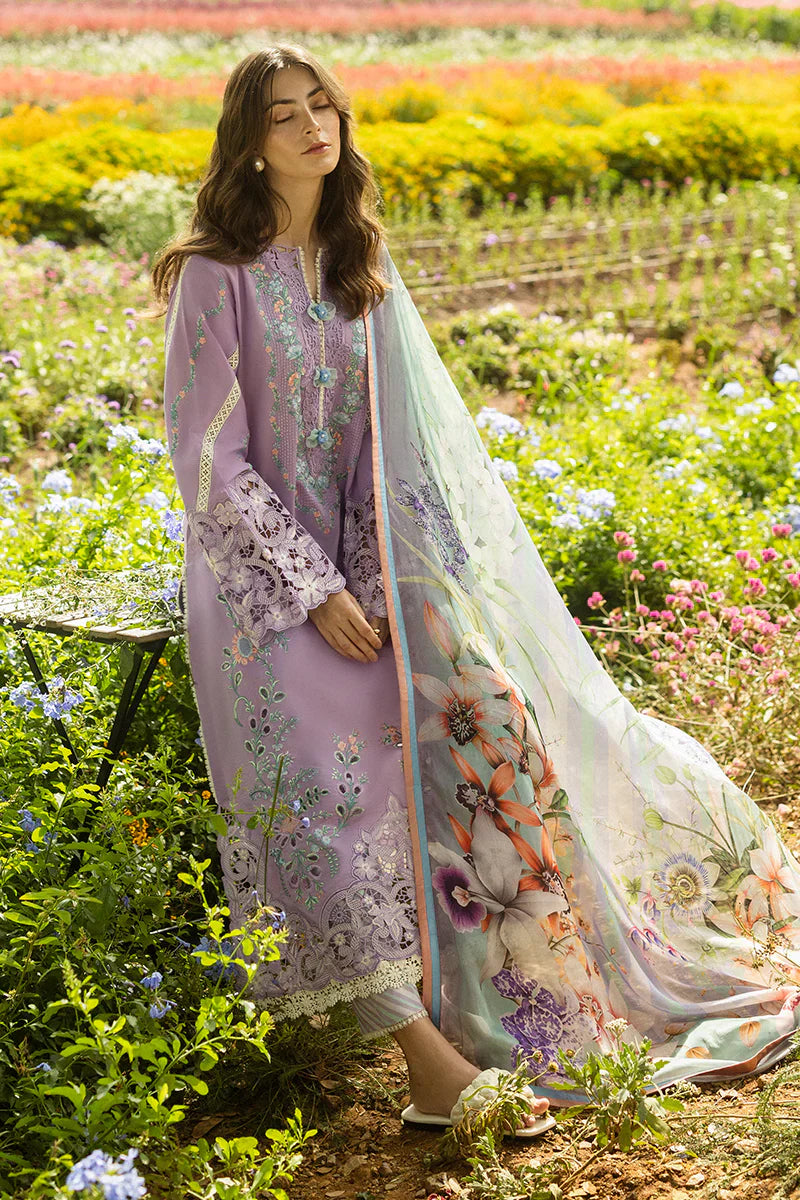 MUSHQ - UNSTITCHED 3PC DHANAK EMBROIDERED SUIT-PK-5720