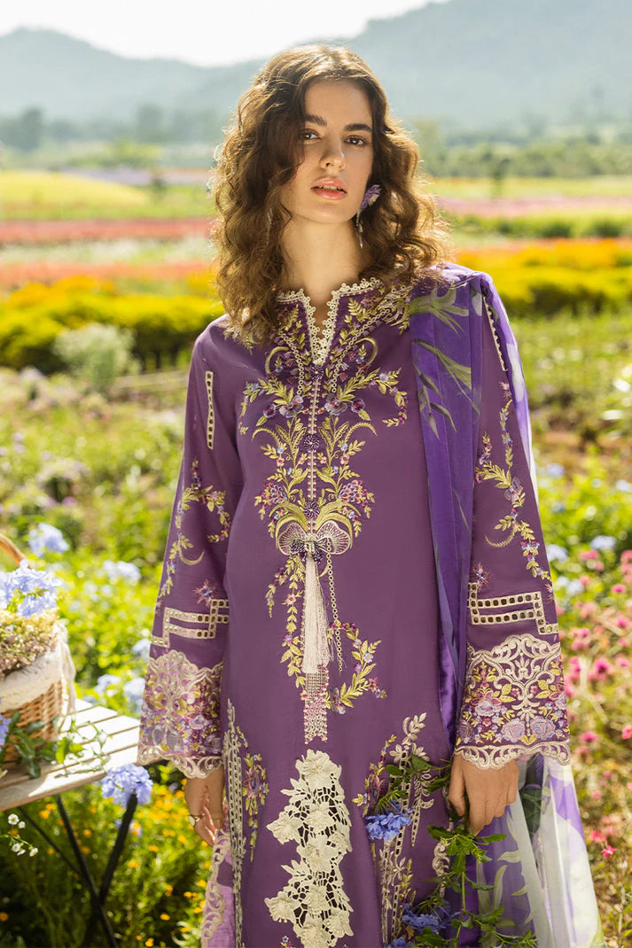 MUSHQ-UNSTITCHED 3PC DHANAK EMBROIDERED SUIT-PK-5754