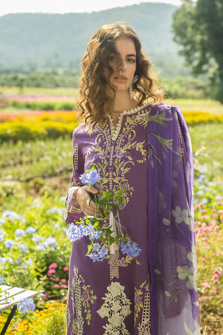 MUSHQ-UNSTITCHED 3PC DHANAK EMBROIDERED SUIT-PK-5754