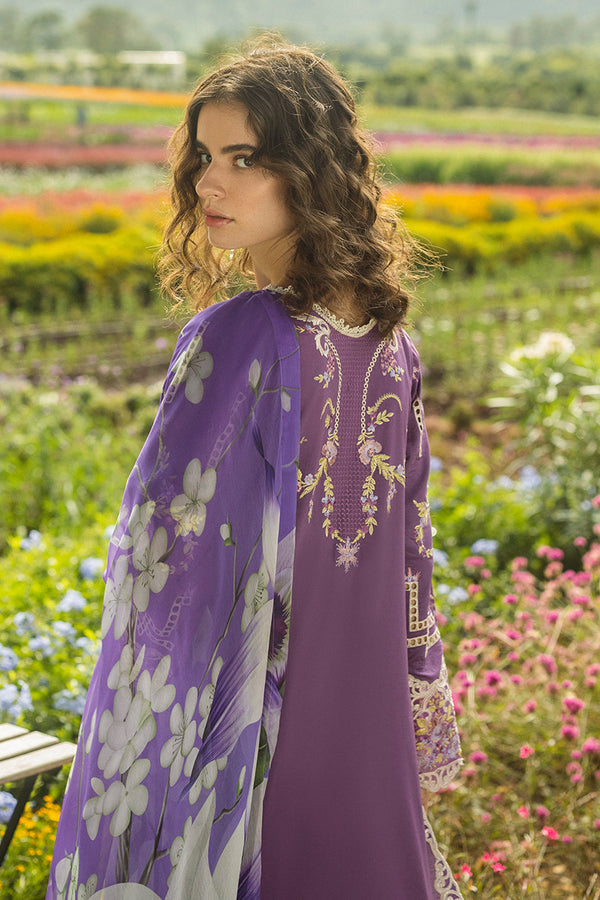 MUSHQ-UNSTITCHED 3PC DHANAK EMBROIDERED SUIT-PK-5754