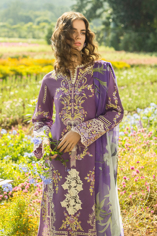 MUSHQ-UNSTITCHED 3PC DHANAK EMBROIDERED SUIT-PK-5754
