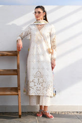 ZAIB-UNSTITCHED 3PC LAWN CHIKANKARI EMBROIDERED SUITR-PK-4881