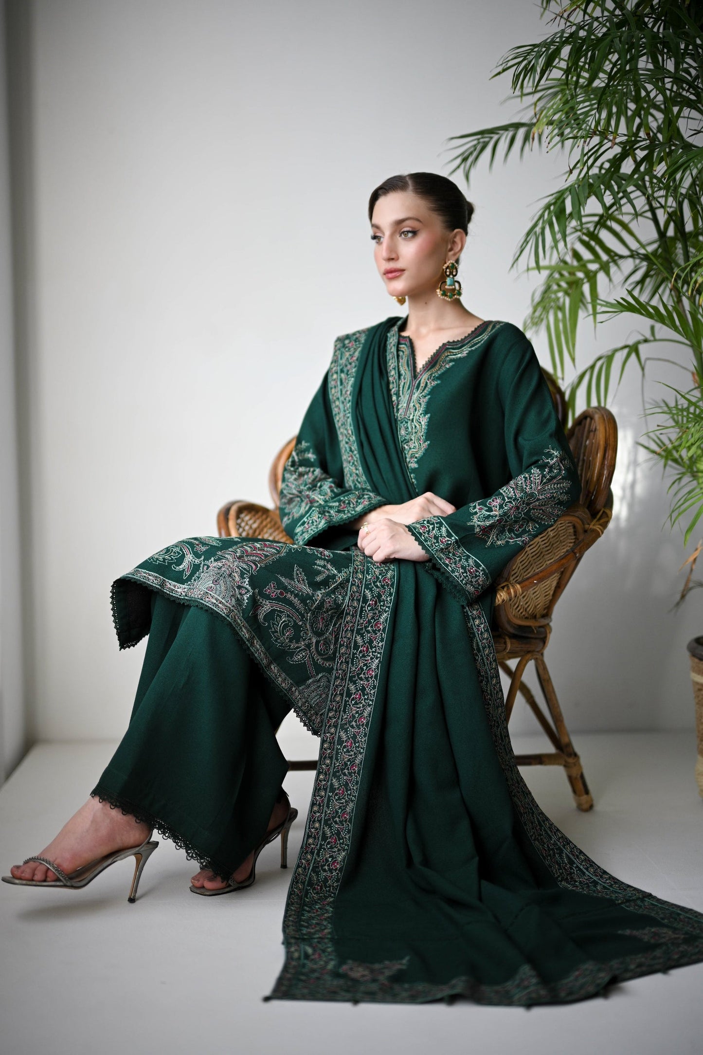 BATIK-UNSTITCHED 3PC DHANAK EMBROIDERED SUIT-PK-5764