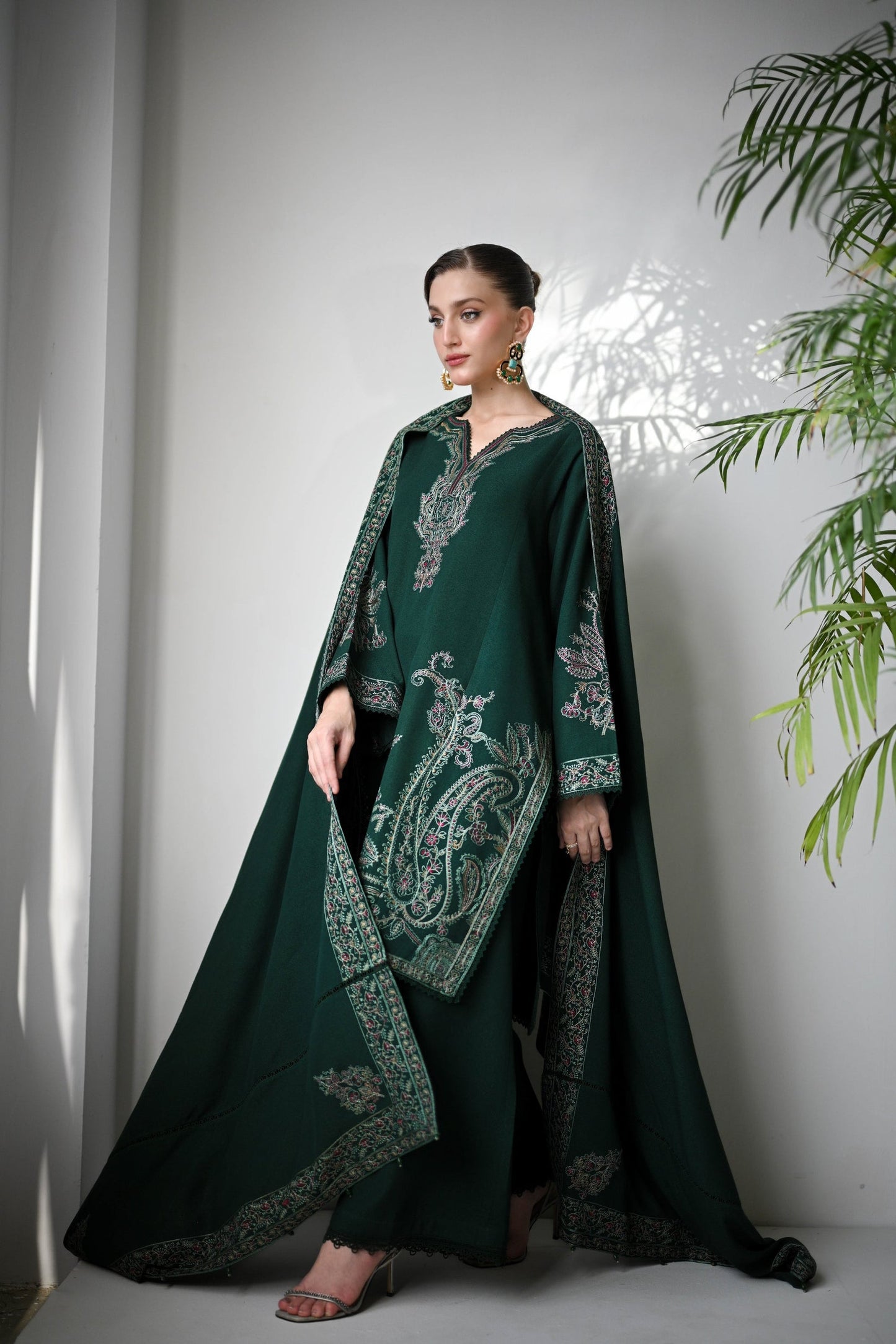 BATIK-UNSTITCHED 3PC DHANAK EMBROIDERED SUIT-PK-5764