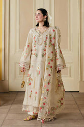 MARYAM HUSSAIN-UNSTITCHED 3PC LAWN HEAVY EMBROIDERED SUIT-PK-4903