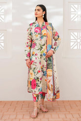 BAROQUE-UNSTITCHED 3PC KARANDI PRINTED SUIT-PK-2578