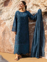 RANG RASIYA-UNSTITCHED 3PC LAWN LASER WORK EMBROIDERED SUIT-PK-4741