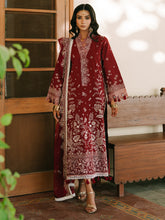 MAHNUR-UNSTITCHED 3PIECE LAWN EMBROIDERED SUIT-PK-4700