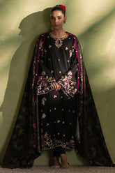 CROSS STITCH-UNSTITCHED 3PC DHANAK EMBROIDERED SUIT-PK-4276