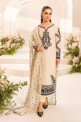 MIRANA-UNSTITCHED 3PC LAWN EMBROIDERED SUIT-PK-4701