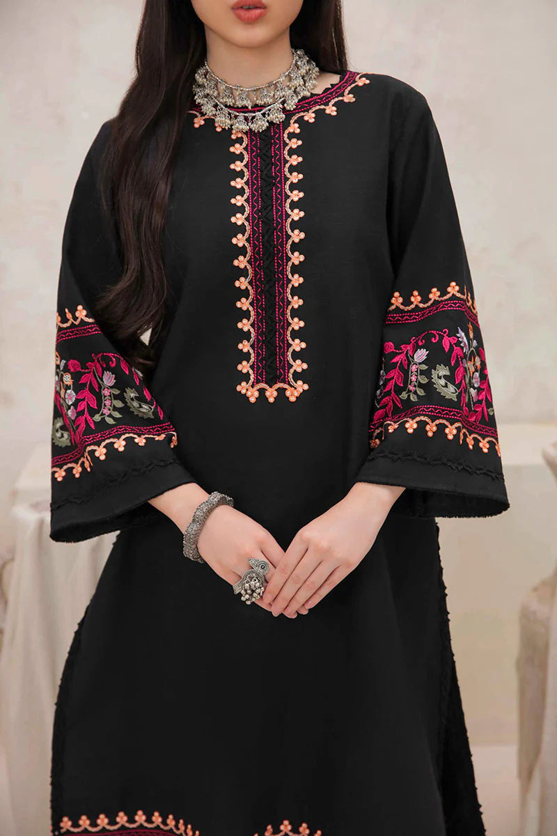 MUSHQ-2PC UNSTITCHED DHANAK EMBROIDERED SUIT-PK-5776