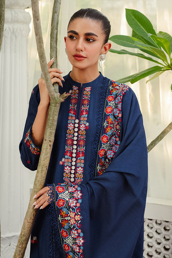 CROSS STITCH-UNSTITCHED 3PC DHANAK EMBROIDERED SUIT-PK-3807