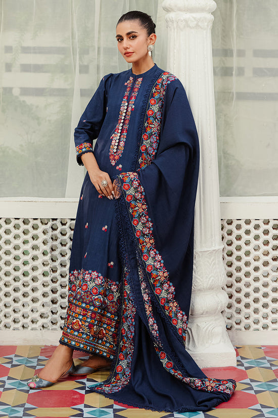 CROSS STITCH-UNSTITCHED 3PC DHANAK EMBROIDERED SUIT-PK-3807