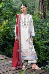 MUSHQ-UNSTITCHED 3PC DHANAK EMBROIDERED SUIT-PK-4418