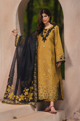 RANG RASIYA-UNSTITCHED 3PC LAWN EMBROIDERED SUIT-PK-4911