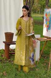RANG RASIYA-UNSTITCHED 3PC DHANAK EMBROIDERED SUIT-PK-5080